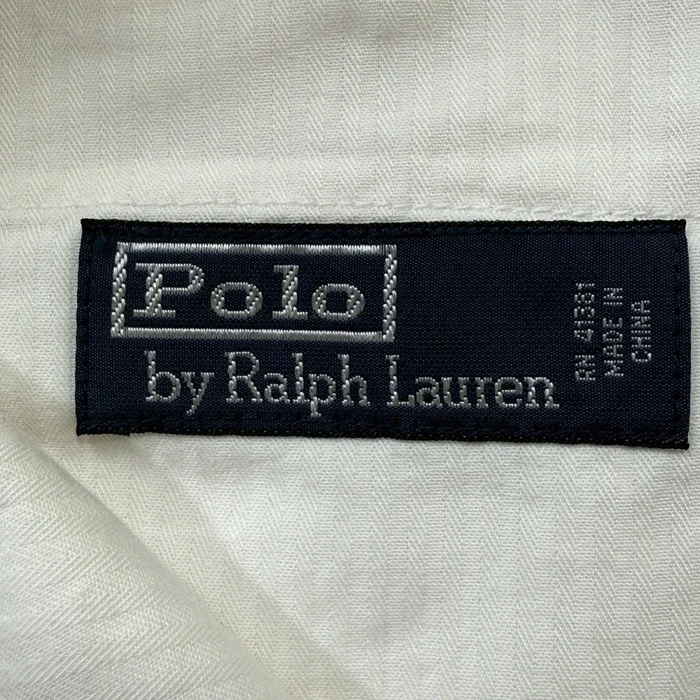 Polo Ralph Lauren Men's 36x30 Ivory Linen Silk Classic Fit Dress Pants